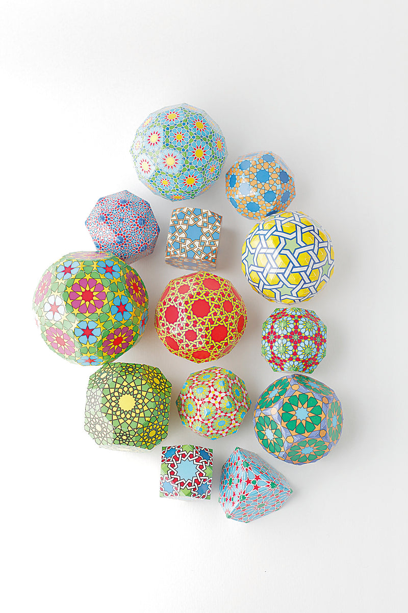 Geometric Paper Craft Kit "Geo Ball" – 3D Polyhedron Decoration - Shizuoka City