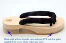 GETALS for Room Five-Toe Indoor Wooden Sandals with Tono Hinoki - Saganoya