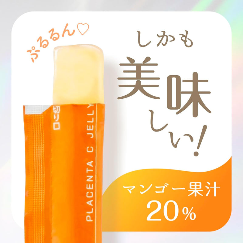 Earth Chemical Rich Moist Placenta C Jelly Mango Flavor (1-Month Suppl