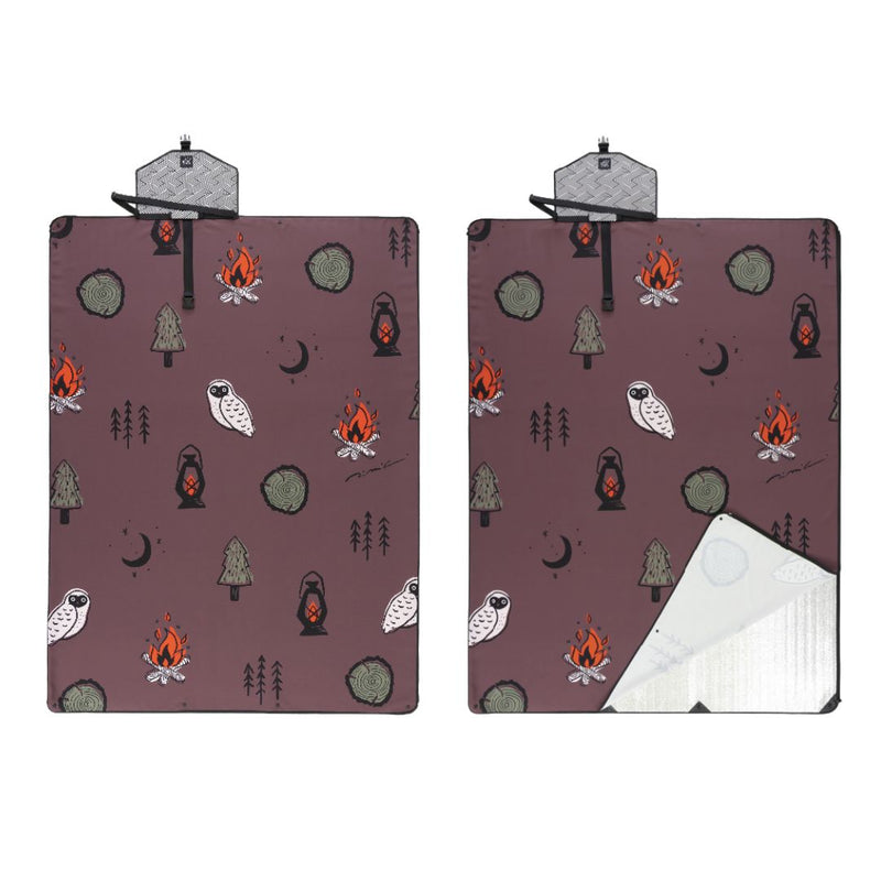 Mood Rug Forest “Forest and Owls” Tranquil Outdoor Mat - Spoon&Sugar