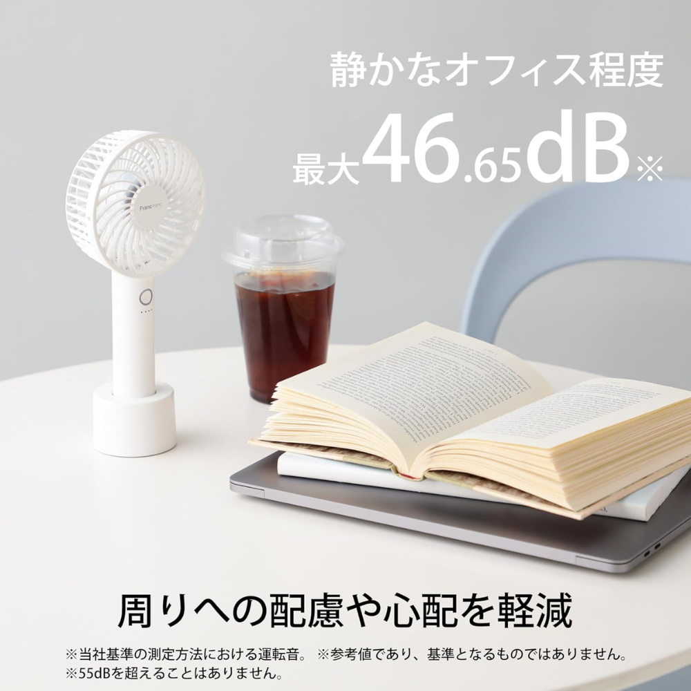 Francfranc Handy Fan 2025 Model Blue USB Type-C – Made in JAPAN - Toky
