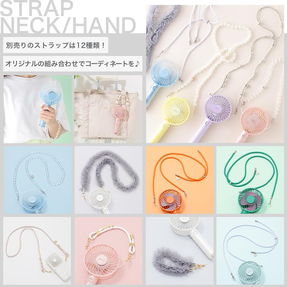 Francfranc Handy Fan 2025 Model Blue USB Type-C – Made in JAPAN - Toky