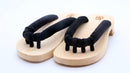 GETALS Traditional Japanese Five-Toe Wooden Sandals with Tono Hinoki - Saganoya