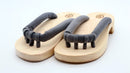 GETALS Traditional Japanese Five-Toe Wooden Sandals with Tono Hinoki - Saganoya