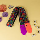 Cute Colorful Guitar Strap Adjustable Handmade Design - Kawasaki City Store
