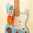 Cute Colorful Guitar Strap Adjustable Handmade Design - Kawasaki City Store