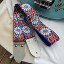 Cute Colorful Guitar Strap Adjustable Handmade Design - Kawasaki City Store