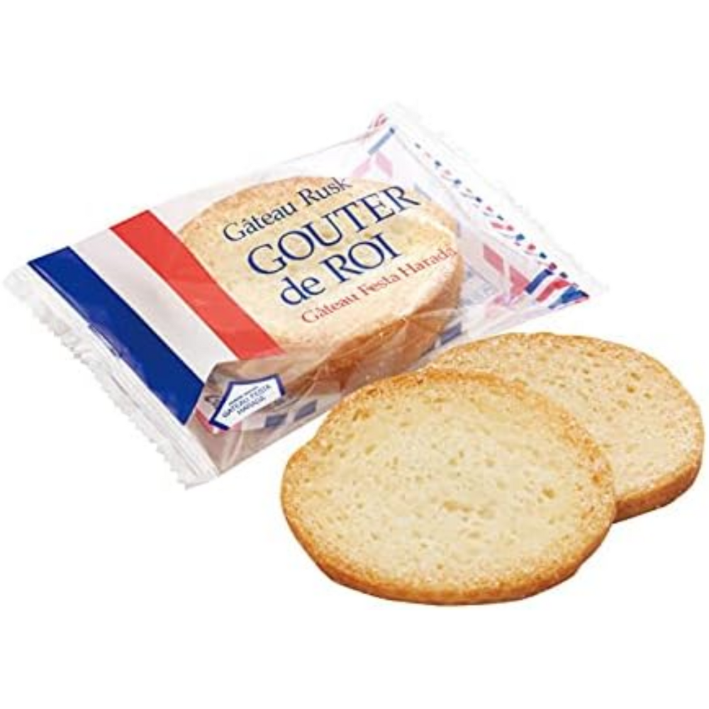 Grab Rusk Gateau Rusk Gouter de Roi 40 Bags by HARADA – Japan Exclusive – Made i