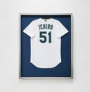 Gluaire Black Jersey Frame – UV Acrylic, 915x783mm - ICHIRO Seattle Mariners