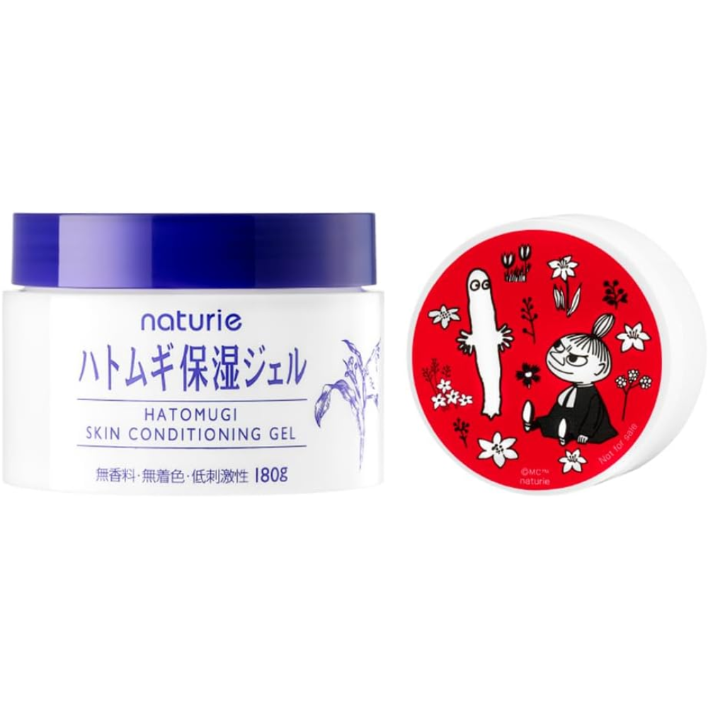 HanaJirushi naturie Hatomugi Moisturizing Gel Moomin Design 180g – Mad