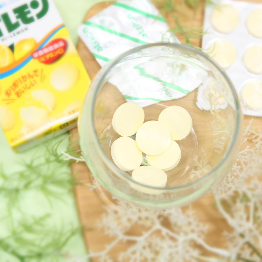 Hi Lemon Chewable Lemon Tablets 18 Tablets x 10 Packs – Vitamin C Enri