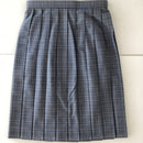 20-Pleat School Skirt Gray & Blue, Japanese Handmade Uniform - KANKO GROBAL