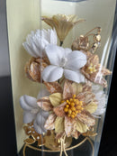 Japanese Modern Artificial Flower Decor with Kimono Fabric - ten-field co.,ltd