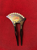 Japanese Bachi-Shaped Kanzashi Comb for Kimono & Yukata - ten-field co.,ltd