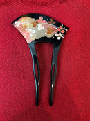 Japanese Bachi-Shaped Kanzashi Comb for Kimono & Yukata - ten-field co.,ltd