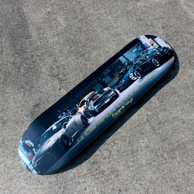 Japanese Artist Designed Skateboard Deck, Canadian Maple - Shizuoka City