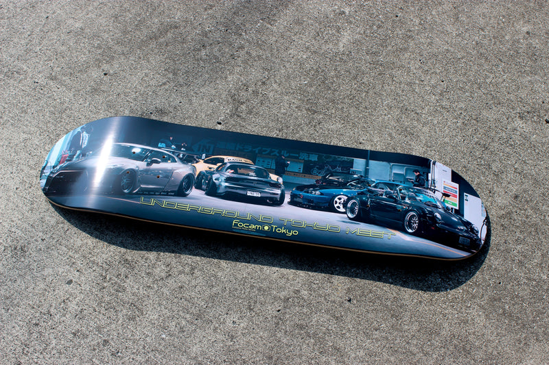 Japanese Artist Designed Skateboard Deck, Canadian Maple - Shizuoka City