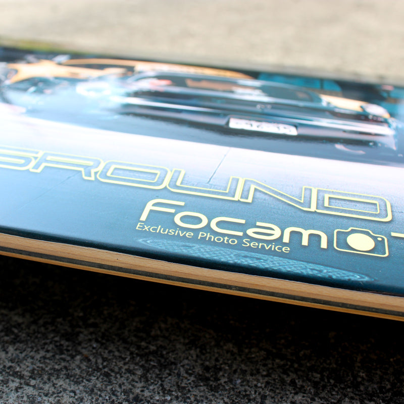 Japanese Artist Designed Skateboard Deck, Canadian Maple - Shizuoka City