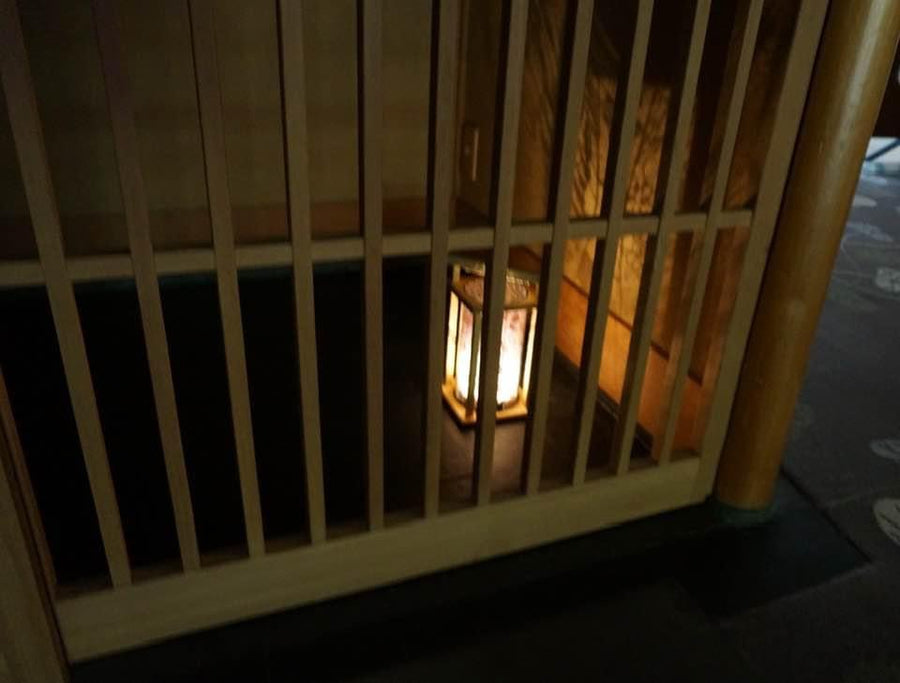 Japanese Traditional Pattern LED Lantern - Kaoru Andon - Kawasaki City