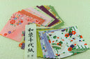 Wazome Chiyogami 10×10cm - Yuzen and Unryu-patterned Washi 30 papers set - Kurumira Shop