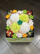 Box Flower Handmade Carnation Gift with Metal Craft - ten-field co.,ltd