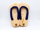 GETALS LINEAR Five-Toe Wooden Sandals, Tono Hinoki Wood - Saganoya