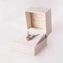 Pt900/K18PG Diamond 0.20ct 50cm Pendant Necklace - YUUKI JEWELLERY JAPAN