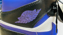 Special Sale! Genuine NIKE AIR JORDAN 1 MID BLACK / DARK IRIS-WHITE 28.5cm / US10.5 JAPAN