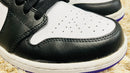 Special Sale! Genuine NIKE AIR JORDAN 1 MID BLACK / DARK IRIS-WHITE 28.5cm / US10.5 JAPAN