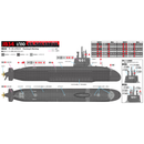 JMSDF SS-501 Soryu Submarine 1/350 Scale Model Kit - Kawasaki City Store