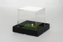 Golf Ball Display Case w/ Tee & Turf – Acrylic Hole-in-One Box - Aluna-frame