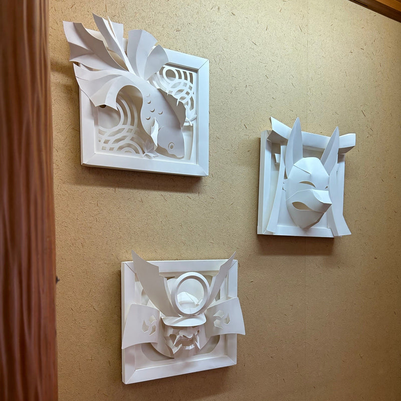 Kagurazaka Craft Busho Kabuto Papercraft | j-Grab Mall Sakura Japan