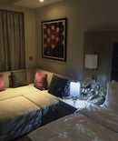 Miyabi Ise Katagami Metal Lamp with Shadow Art Home Decor - Kawasaki City Store