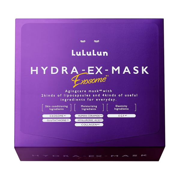 Lululun HYDRA-EX-MASK Exosome 28枚入り4個セット LuLuLun Hydra EX Anti Aging Face Mask 7 / 28 Sheets - Tokyo Sakura
