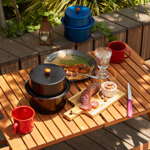 KONNO KOGYO Lightweight 387g Compact Aluminum Smoker Made in Japan - Kawasaki City Store