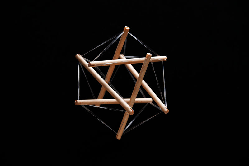 Tensegrity Wooden Science Toy Kit – Floating Stick Illusion - Shizuoka City