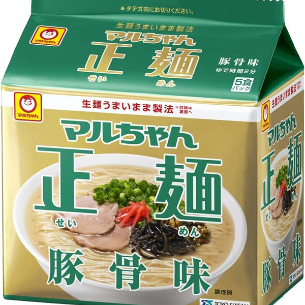 Maruchan Seimen Tonkotsu Flavor Instant Ramen Noodle Japan 5 Packs - T