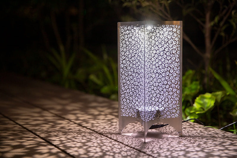 Miyabi Ise Katagami Metal Lamp with Shadow Art Home Decor - Kawasaki City Store