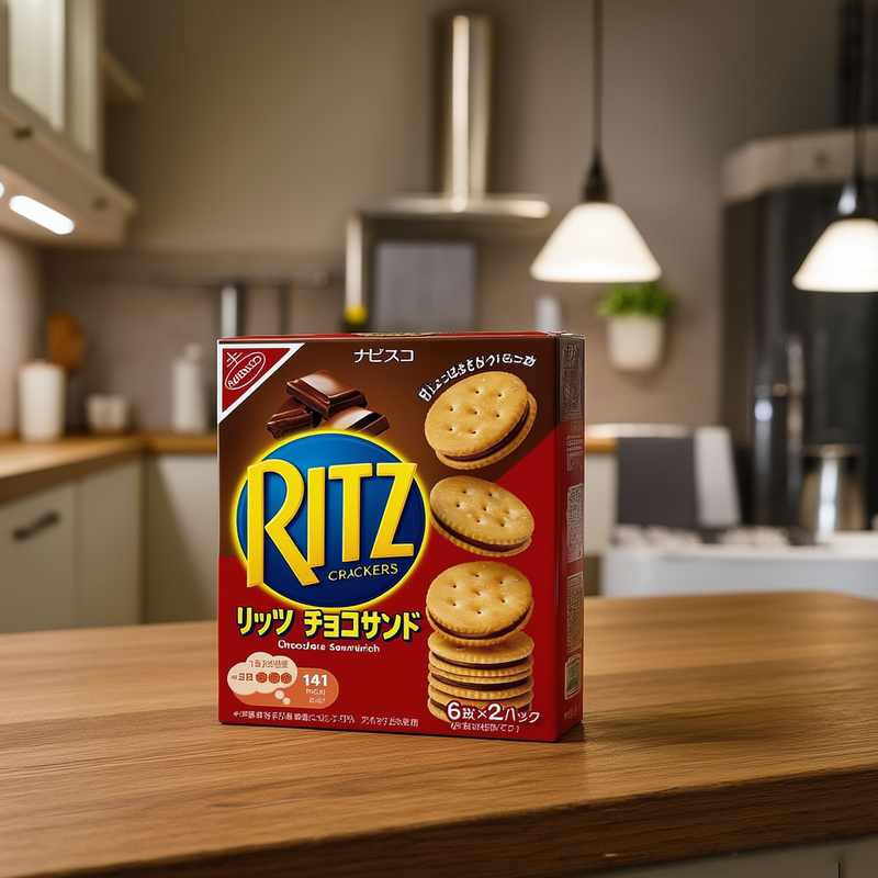 Mondelez Ritz Chocolate Sandwich Crackers Sweet & Salty Snack 106g - T