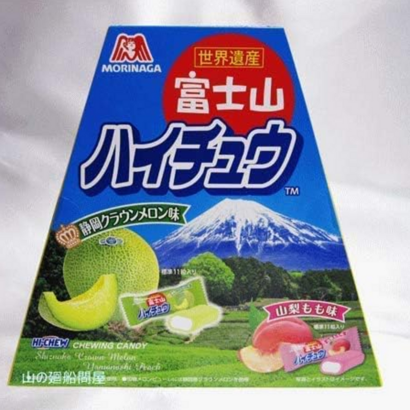 Morinaga Hi-Chew Fuji Edition – Yamanashi Peach & Shizuoka Melon, 94g Morinaga Hi-Chew Fuji Edition – Yamanashi Peach & Shizuoka Melon, 94g