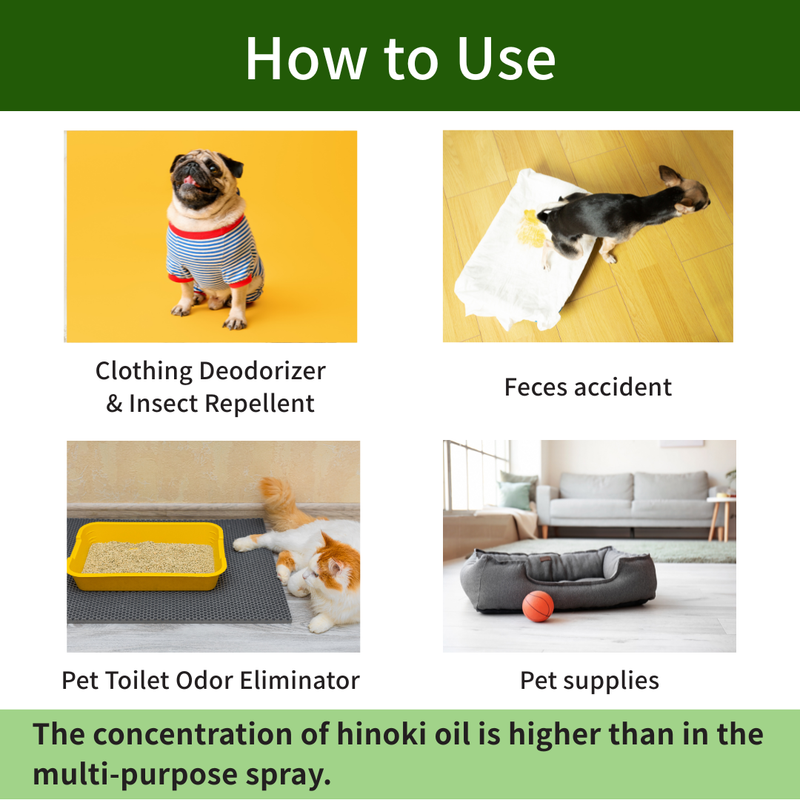 MASHUU Natural Hiba Pet Deodorizing Spray - Kawasaki City Store