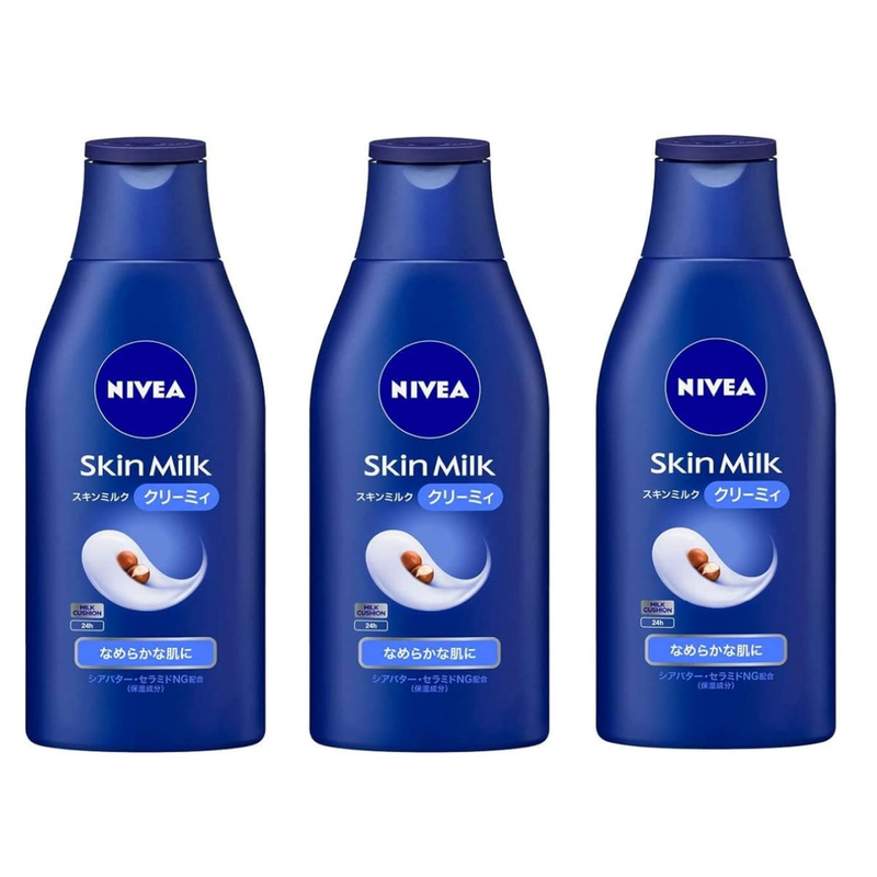 NIVEA Skin Milk Creamy 200g x 3 BottlesMade in Japan - Tokyo Sakura Ma