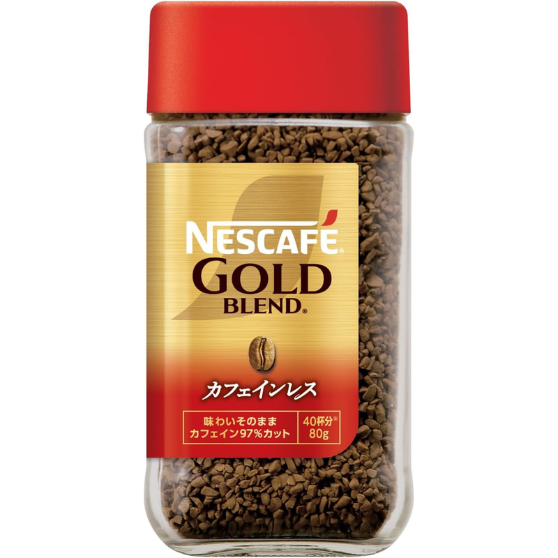 Nescafé Gold Blend Decaf Instant Coffee 80g (40 Cups) – Smooth Aroma &