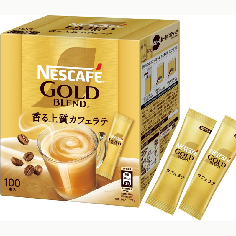 Nescafé Gold Blend Stick Coffee 100 Sticks – Made in JAPAN - Tokyo Sak