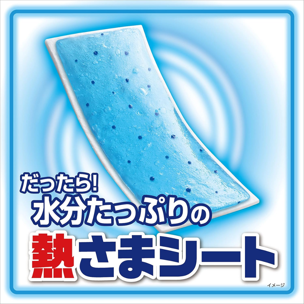 Netsusama Cooling Gel Sheets for Adults – 12 Sheets – Long-Lasting 8-H