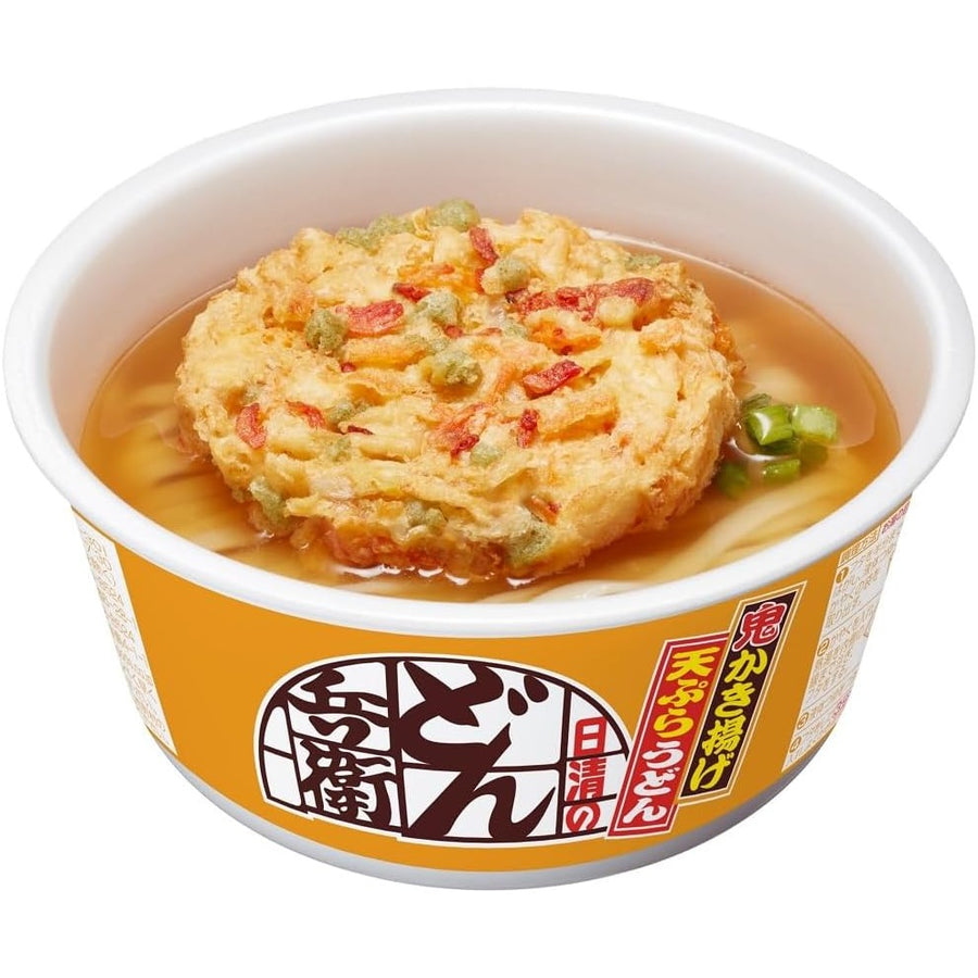 Nissin DONBEI Kakiage Tempura Instant Udon Noodle 97g x 12 packs Japan