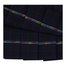 Summer School Pleated Skirt Navy Check Cool Lightweight - KANKO GLOBAL