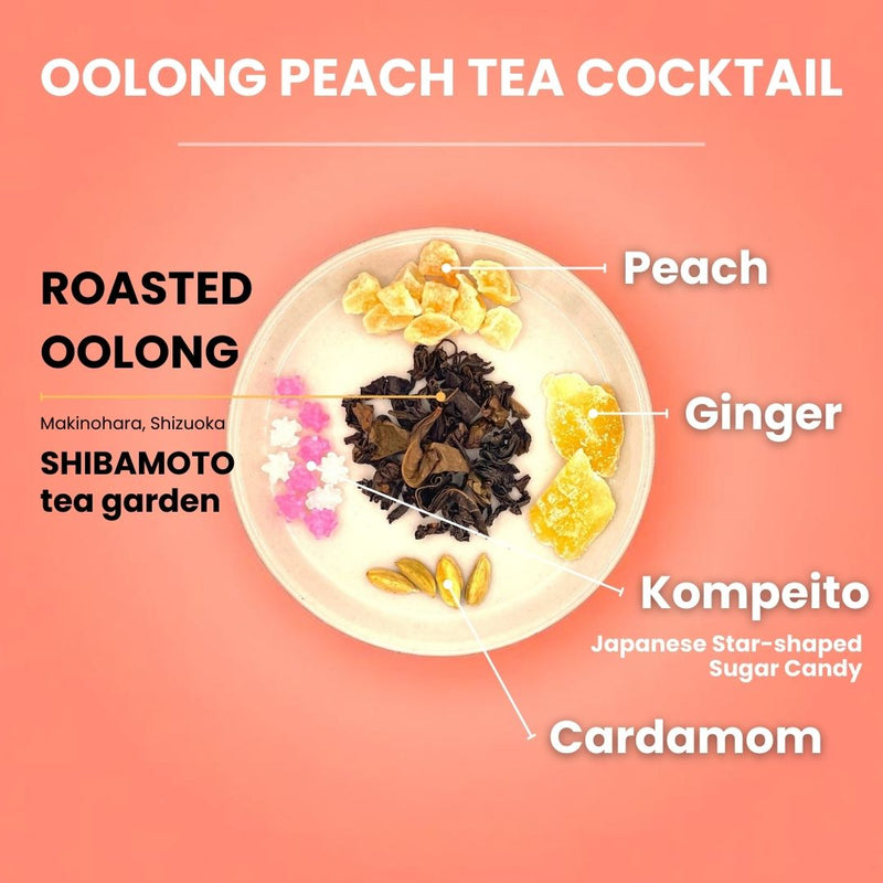 “KANPAI” DIY Tea Cocktail Kit - Infuse Spirits with Japanese Tea - Shizuoka City