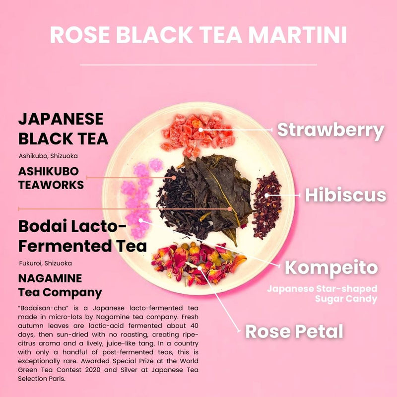 “KANPAI” DIY Tea Cocktail Kit - Infuse Spirits with Japanese Tea - Shizuoka City