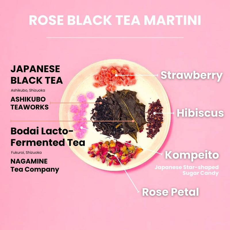 “KANPAI” DIY Tea Cocktail Kit - Infuse Spirits with Japanese Tea - Shizuoka City